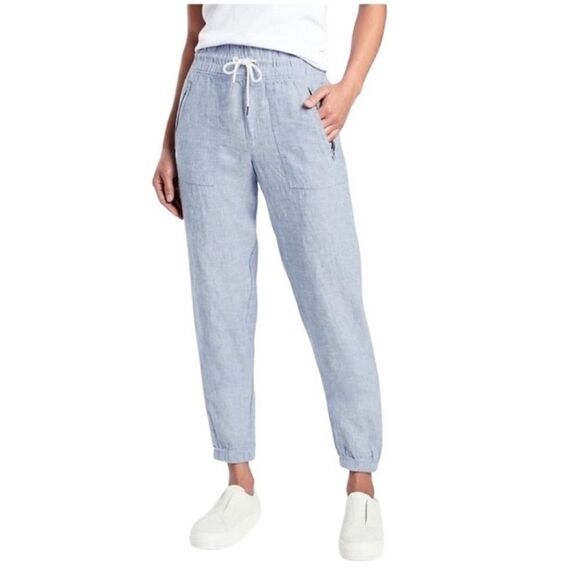 Athleta Cabo Linen Jogger Womens Plus Size 24 Pull On Pants 100% Linen - Picture 5 of 10